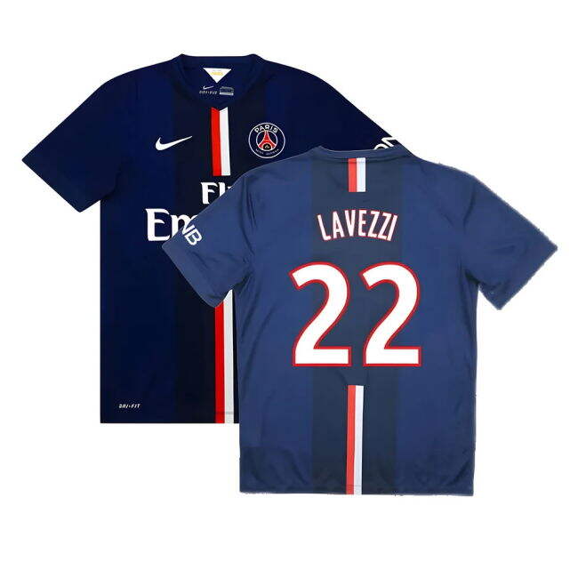 PSG 2014-15 Home football shirt - comfortable and vintage v1.807