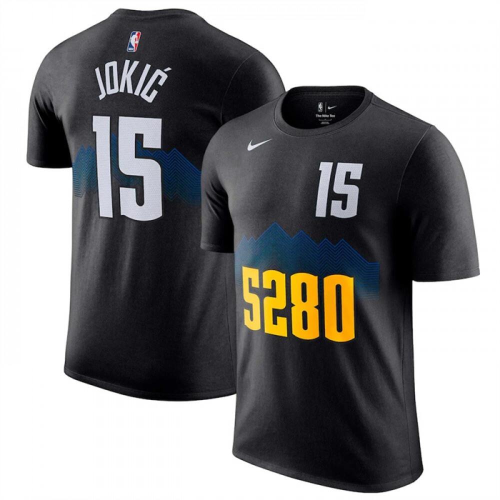 Limited Edition Nikola Jokic15 Denver Nuggets Jersey Black - City...