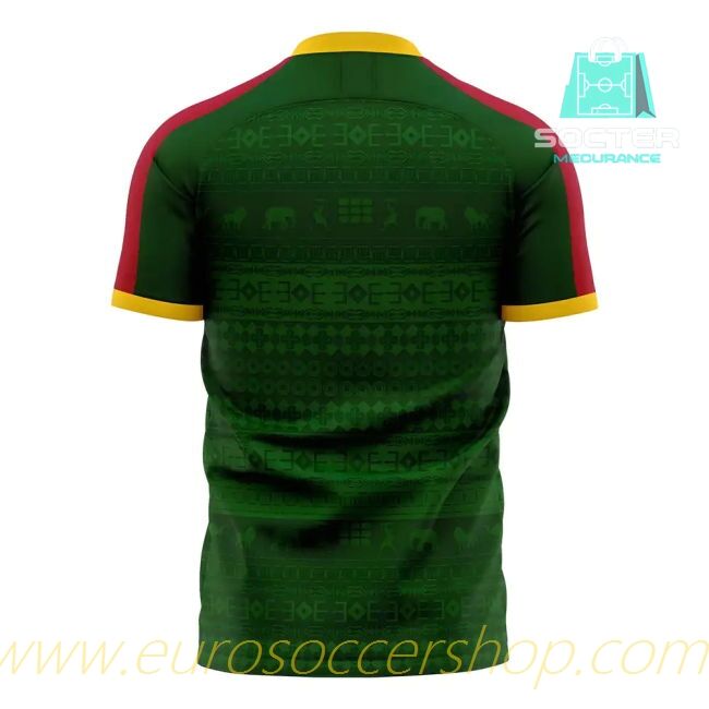 World Cup 2025-26 Collection Cameroon Home Jersey Design Concept (ABOUBAKAR 10)