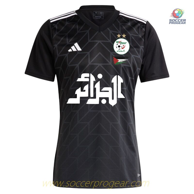 Algeria Palestine Team Jersey 2023 Black