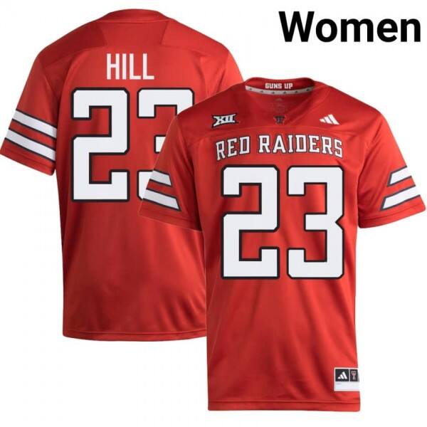 Women Ncaa Team #23 Adam Hill Authentic Football Jersey