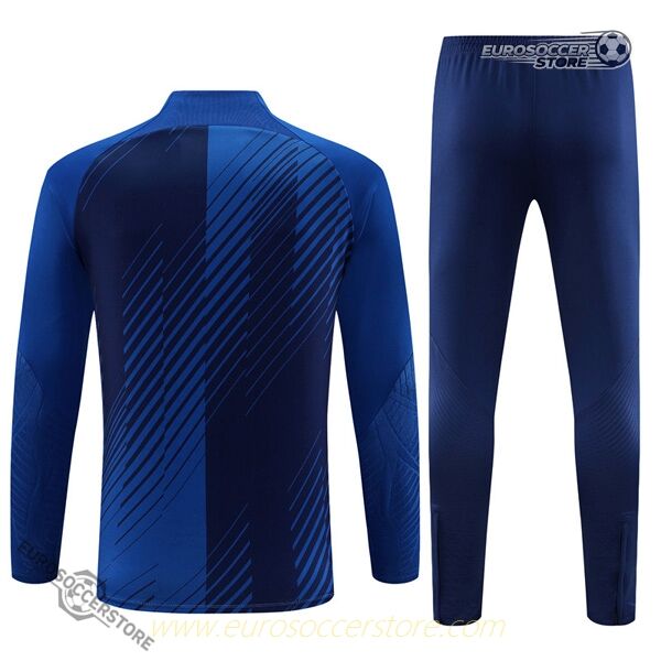Barcelona Blue Zipped Training Tracksuit 23-24 Season