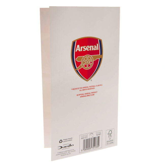 Arsenal FC Retro Shirt Birthday Card (Collector's Item)