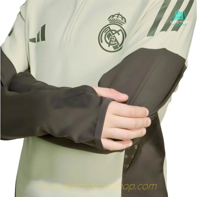 2025-2026 Real Madrid Training Top (Almost Lime) - Kids