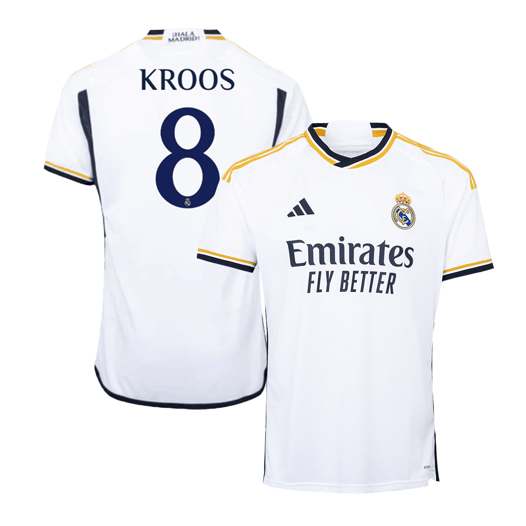 Real Madrid 2324 Home Soccer Jersey Football Shirt KROOS 8 - Official