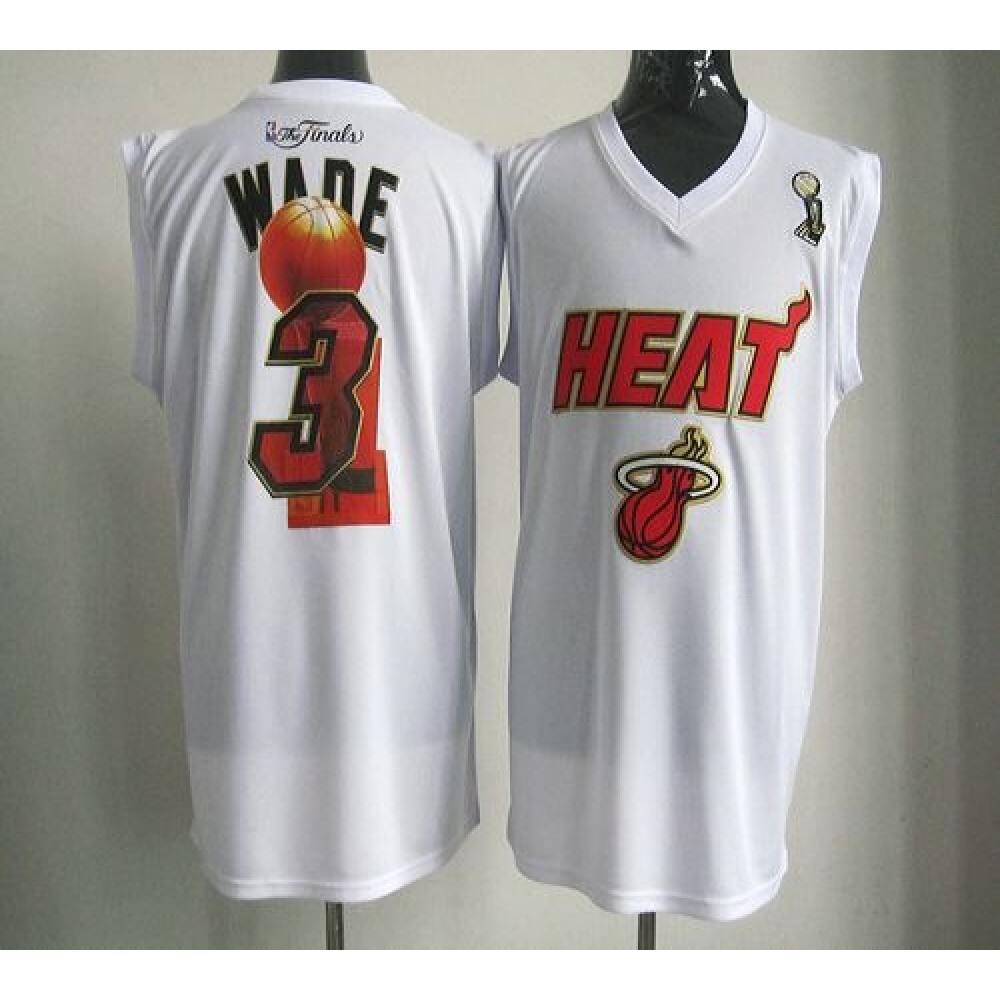 Fan Favorite Official Men's MIA #3 Dwyane White Basketball Jersey