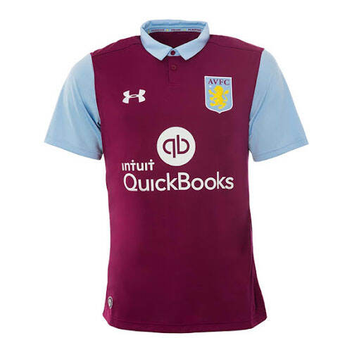 Cheap Aston Villa Home 201617 Soccer Jersey Shirt - Official Replica