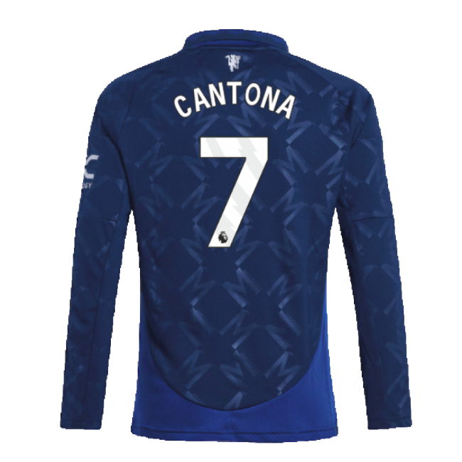 2024-20 Man Utd Authentic Away Jersey Cantona #7 L M S Kids
