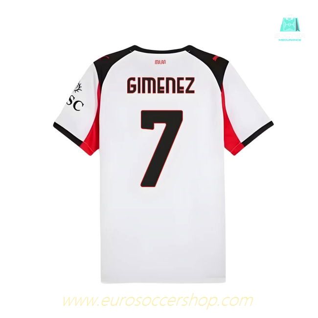 2025-2026 AC Milan Away Shirt (Gimenez 7)