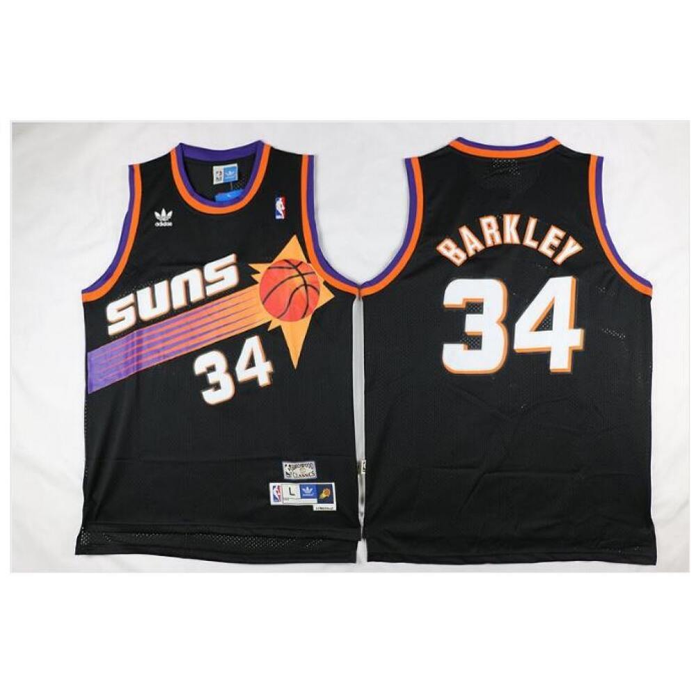 Limited Edition Men's PHX #34 Charles Black Basketball Jersey