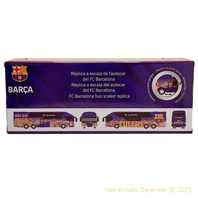 Durable Barca FC Barcelona Diecast Team Bus - Economical