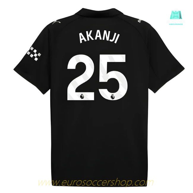 2025-2026 Man City Away Shirt (Akanji 25)