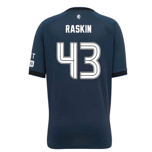 Rangers Fc Kids Raskin #43 Premium Quality Committed Modern Style F...