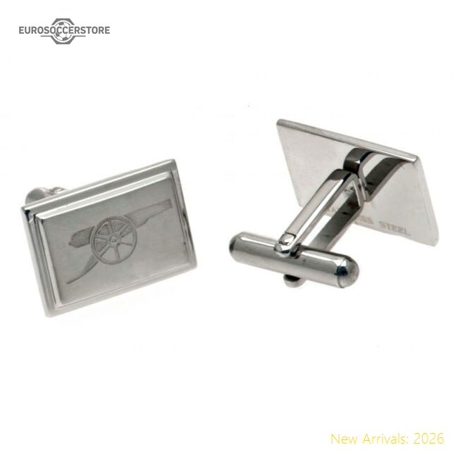 Authentic Arsenal Fc Stainless Steel Cannon Cufflinks - Premium