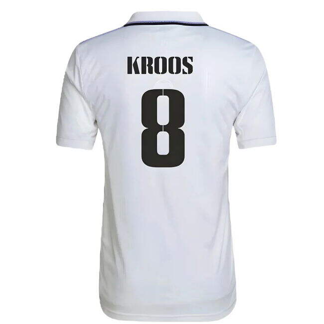 2022-2023 Genuina Camiseta Real Madrid Local - Hombres Con Kroos 8