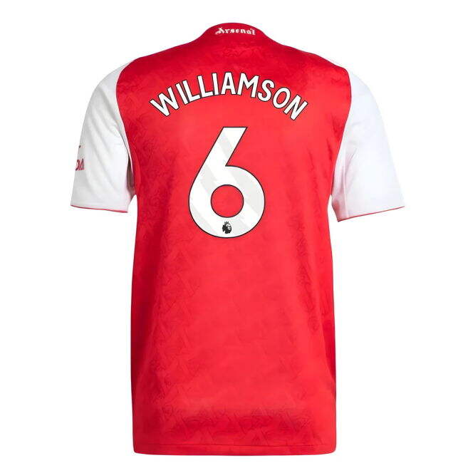 2025-2026 Arsenal Authentic Home Shirt (Williamson 6) - high quality
