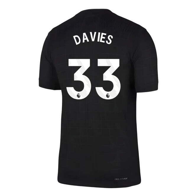 Match Quality Avid Spurs Tottenham Authentic Away Shirt Davies #33...