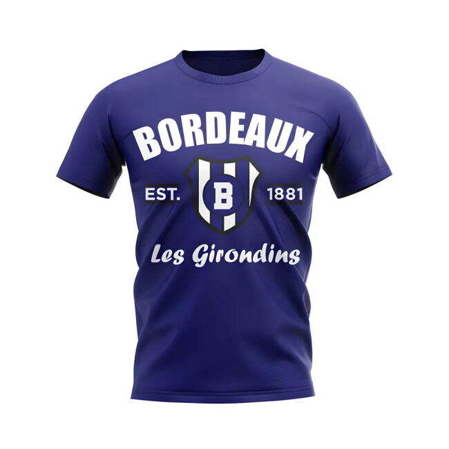 Bordeaux Established Football T-Shirt (Navy)