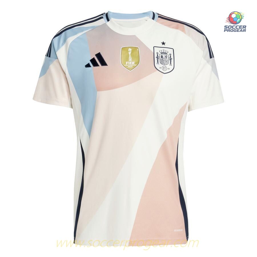 Spain Euro 2025 Edition Away Team Jersey for Kids