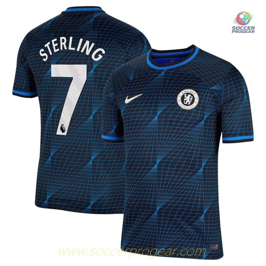 Chelsea Away Soccer Shirt 2023 2024 Sterling