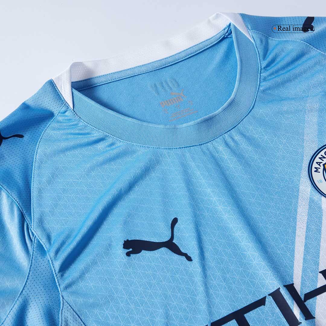 Manchester City Home Authentic Soccer Jersey 2025/26