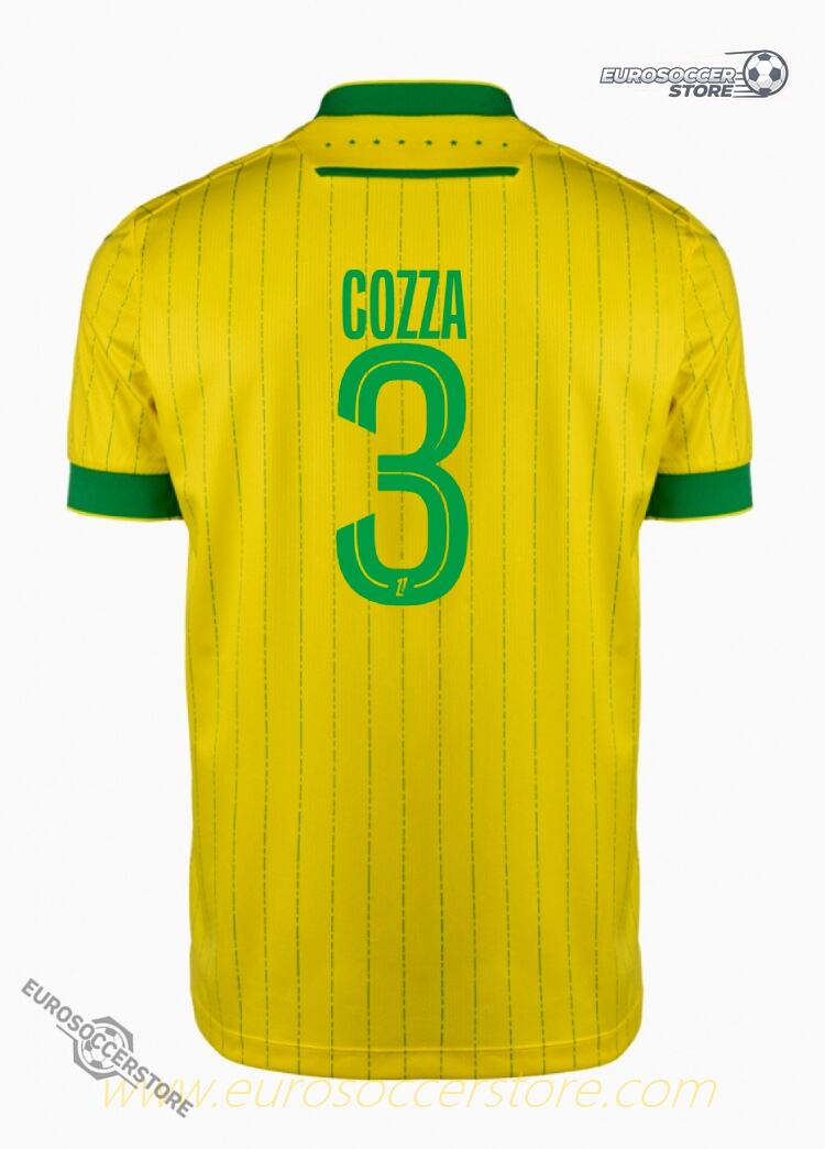 FC Nantes COZZA 3 Home Jersey for the 25-26 Season