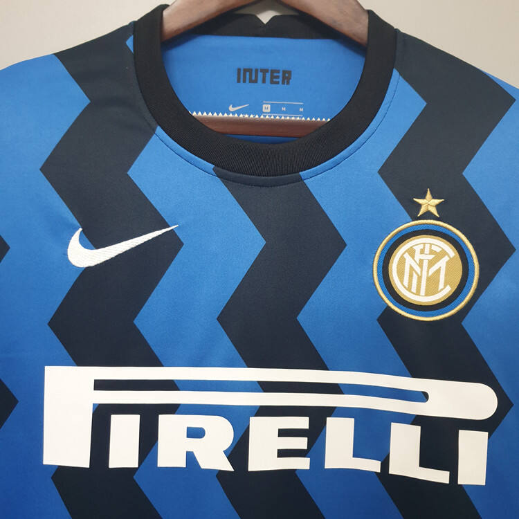 Inter Milan 20-21 Home Blue Soccer Jersey Football Shirt - Official
