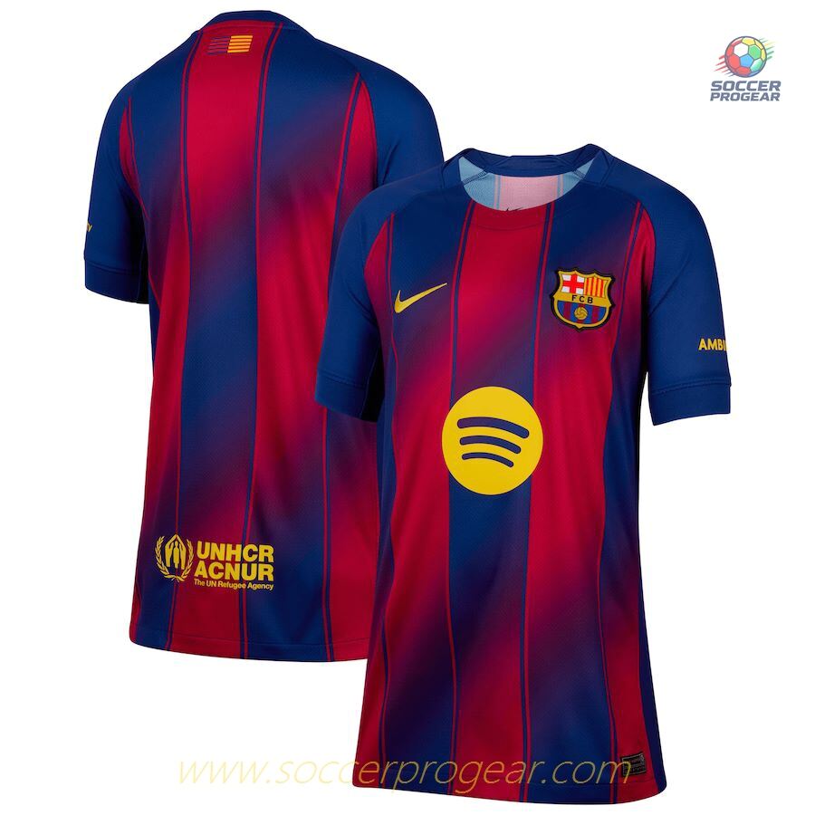Barca Soccer Jersey 2025-26 Edition Home Youth