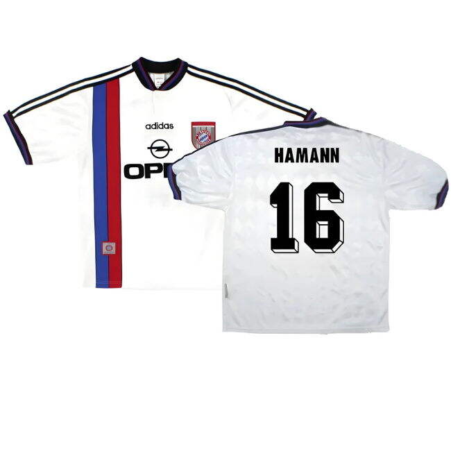 Bayern Away Shirt Very Good S Hamann #16 Top Tier Die-hard New Rel...