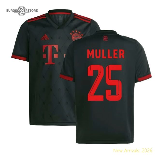 Premium 2022-2023 Bayern Munich Alternative Jersey (kids) (muller 25)