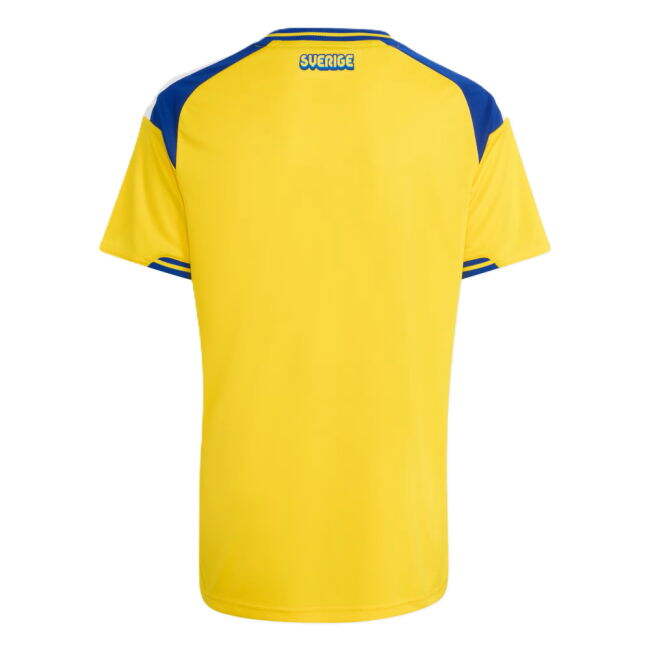 Kids Match Worn Style Sweden Home Pro Shirt 2026-2027