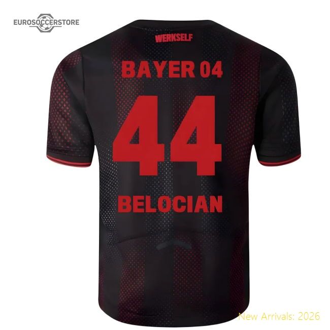 2025-2026 Bayer Leverkusen Home Kit (kids) (belocian 44) - Economical