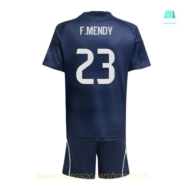 2025-2026 Real Madrid Away Youth Kit (F.Mendy 23)
