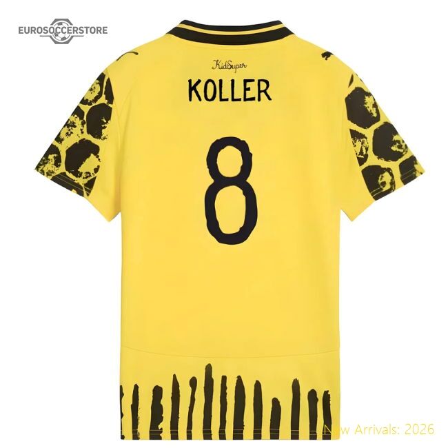2025-2026 Kidsuper X Borussia Dortmund Cwc Shirt - Kids (koller 8)