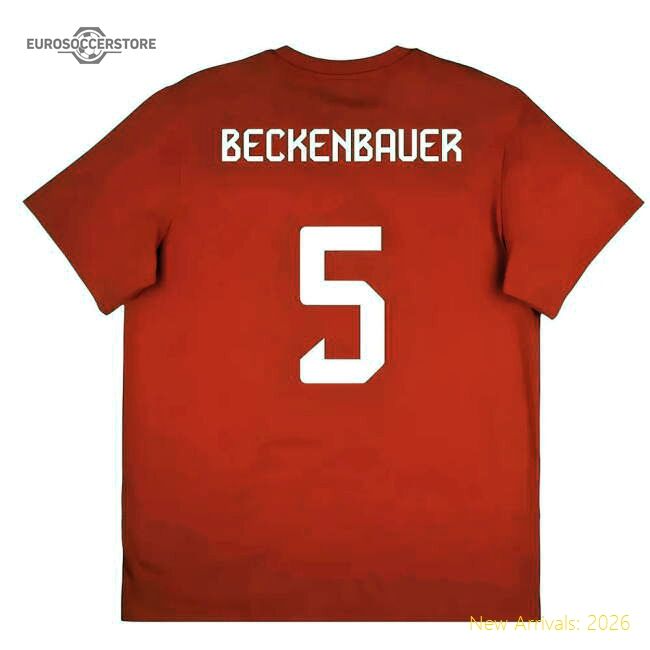 Premium 2025-2026 Bayern Munich Seasonal Graphic Tee (red) (beckenb