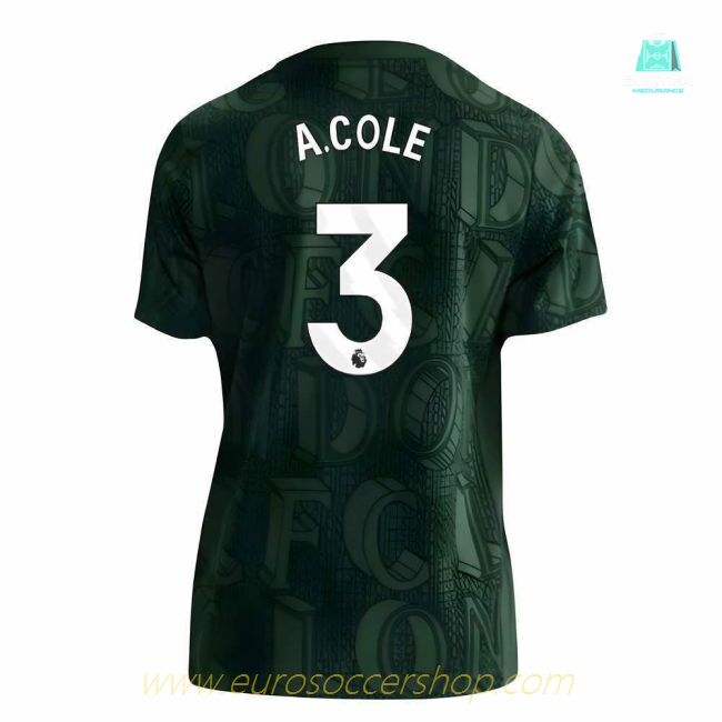 2025-2026 Chelsea Pre Match Shirt (Green) - Kids (A.Cole 3)