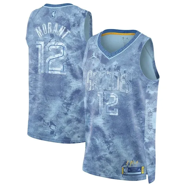 Durable Ja Morant MEM Swingman Jersey - Blue - Licensed Product
