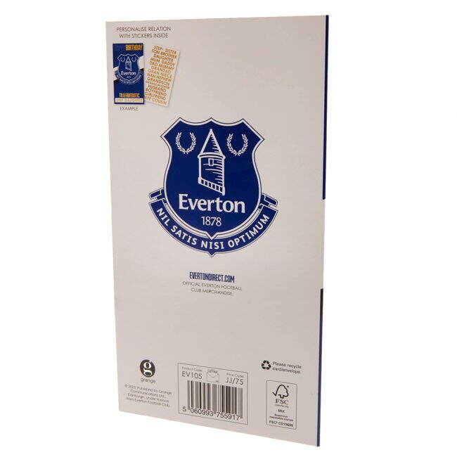 Original 2025-2026 Everton English Football Home Kit