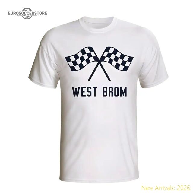 High-quality West Brom Waving Flags T-shirt (white) - Cost-effective