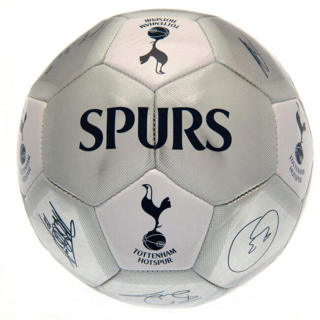 Tottenham Hotspur FC Sig Silver Football - official style