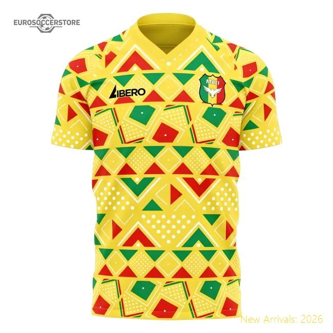 Mali Concept 20252026 Home Official Shirt Modern Slim Slim