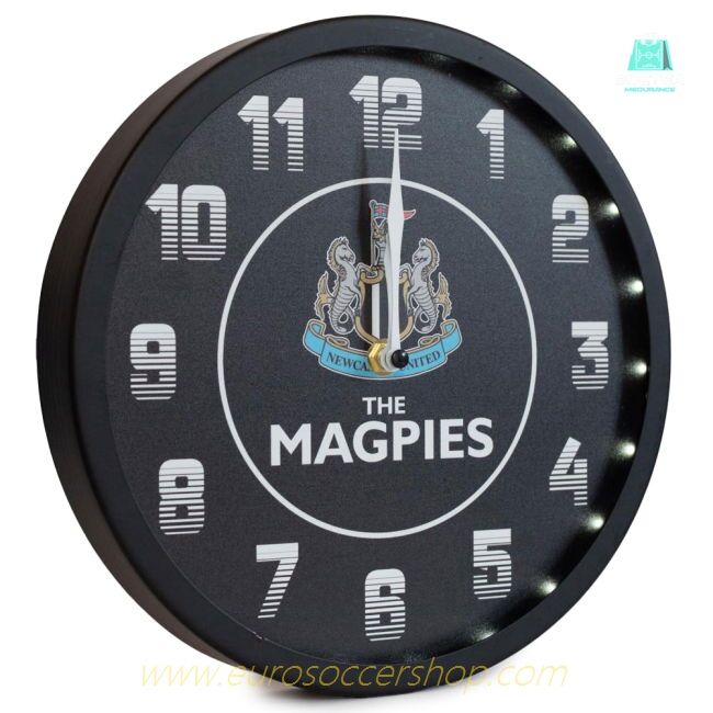 Newcastle United FC LED Magpies Wall Clock