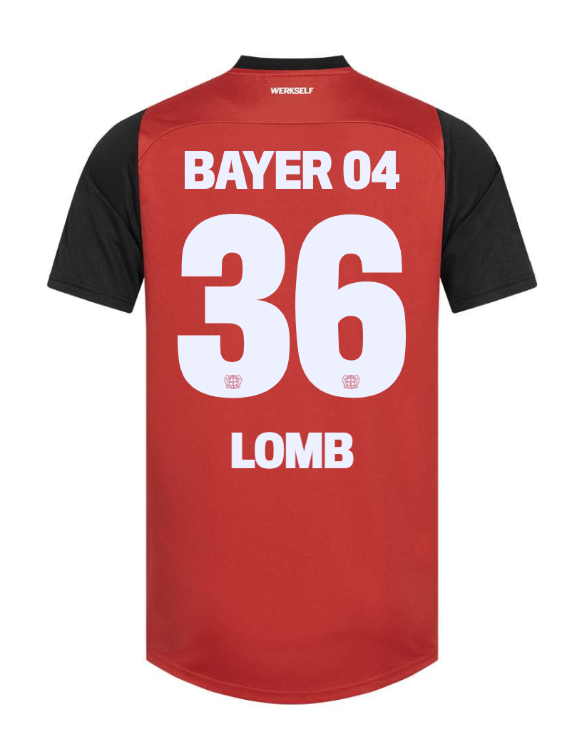 Bayer 04 Leverkusen LOMB 36 Home Soccer Jersey for the 24-25 Season