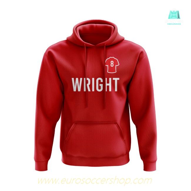 Ian Wright Arsenal Number Hoody (Red)