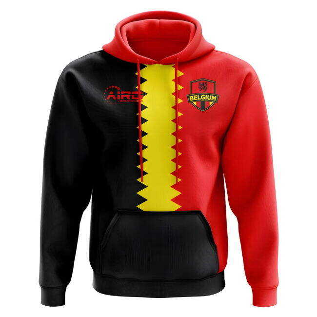Minimalist 2025-2026 Belgium Home Concept Hoody Slim Fitting