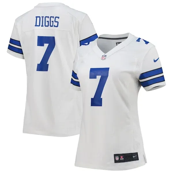 Performance Dallas Cowboys Game Jersey - Premium White NFL Fan Jers...