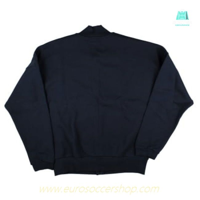 2024-2025 Real Madrid Seasonal Doubleknit Track Top (Navy)