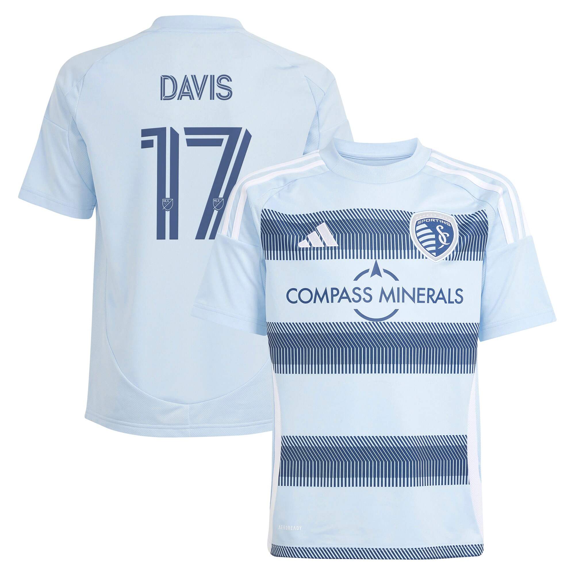 Sporting KC Youth 2025 Official Replica Jersey - Soccer Jersey