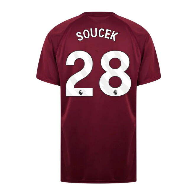 West Ham United Poly T-Shirt (Claret/Blue) (Soucek 28)