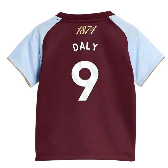 Daly 9 Game Replica Aston Villa Home Replica Jersey (Baby)